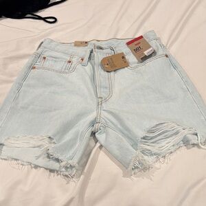 Levi's Women's Light Wash Jean Shorts